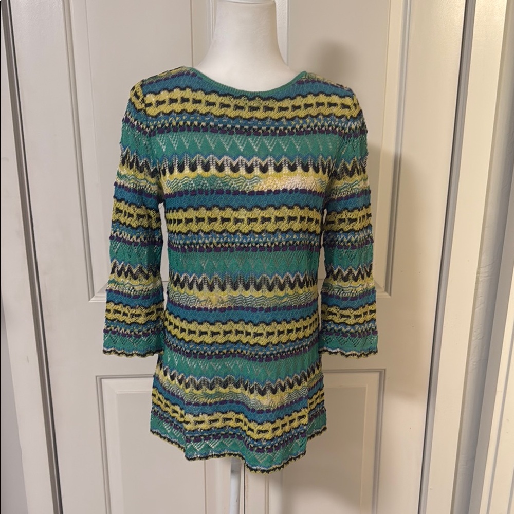 Vintage Missoni Multicolor Striped Women's Top